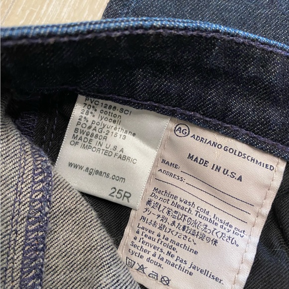 AG Jeans The Stevie Slim Straight Jeans - Women’s Size 25 - Picture 5 of 12